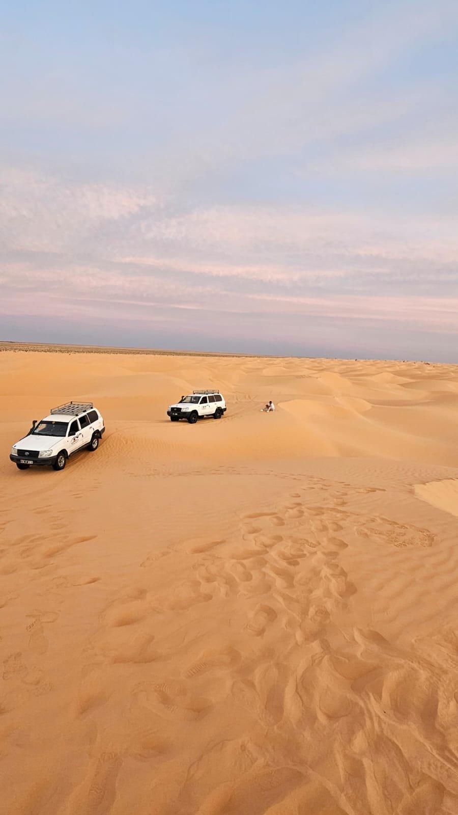 Franchissement des grandes dunes